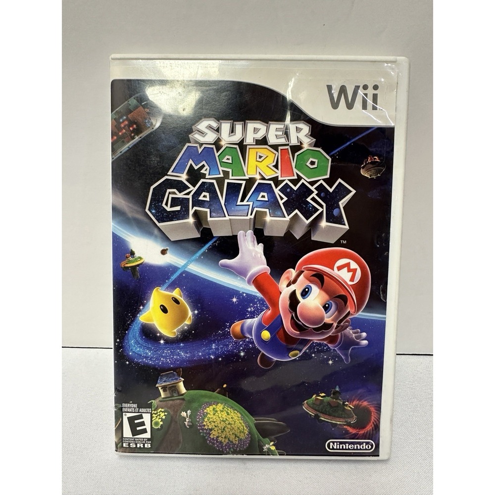 Super Mario Galaxy CIB Nintendo Wii Complete w/ Manual Tested Working